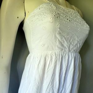 NWT Japna Petite Eyelet Cotton Maxi Dress